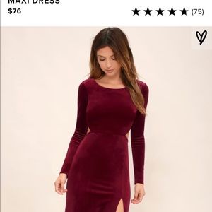 Velvet dress